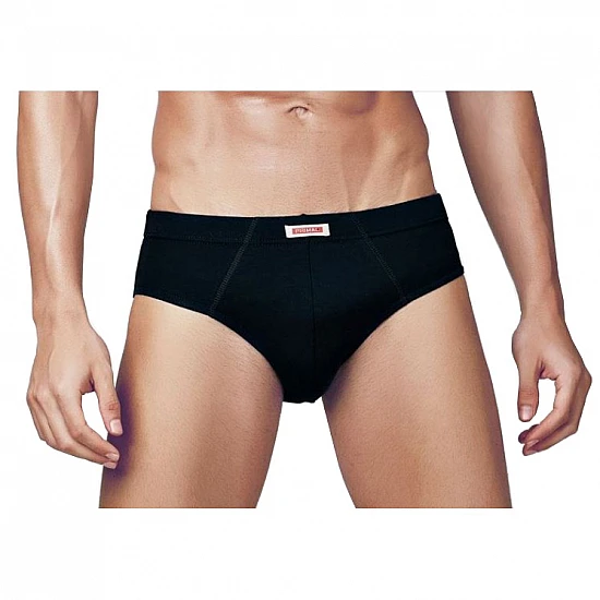 Ανδρικό εσώρουχο slip Βαμβακερό PRIMAL SLIP UOMO 2200 Μαύρο