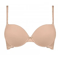 Γυναικείο σουτιέν Triumph Lovely Micro WHUM 10186624-6106 Push Up Μπέζ