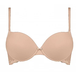 Γυναικείο σουτιέν Triumph Lovely Micro WHUM 10186624-6106 Push Up Μπέζ
