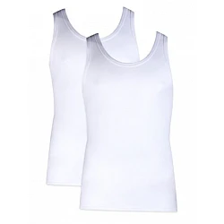 Ανδρική φανέλα με τιράντα MINERVA SPORTIES 90-12014 2 PACK Λευκό