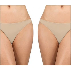 Γυναικείο εσώρουχο Bamboo Brazilian 2 PACK WALK W2011-Μπεζ