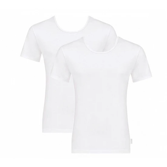 Ανδρική φανέλα κοντό μανίκι SLOGGI 24/7 O-NECK 2PACK -10163155-0003 λευκό