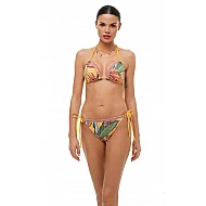 Γυναικείο μαγιό Bikini Bottom με κορδόνι BRAZILIAN HOT TROPIC Bluepoint 26065054-08 ΚΙΤΡΙΝΟ