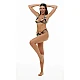 Γυναικείο Μαγιό Τρίγωνο Σταθερό bikini top HOT TROPIC BLUEPOINT 26066060D-02 ΜΑΥΡΟ