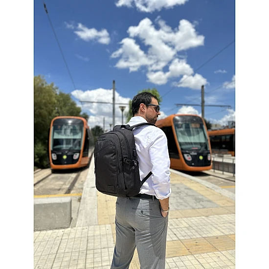 Σακίδιο πλάτης 20L Laptop 15,6” Mancro 1006 μαύρο