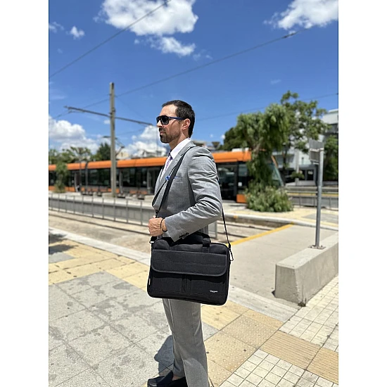 Υφασμάτινος Χαρτοφύλακας Taygeer 15,6' laptop 9,6L 1073 μαύρο