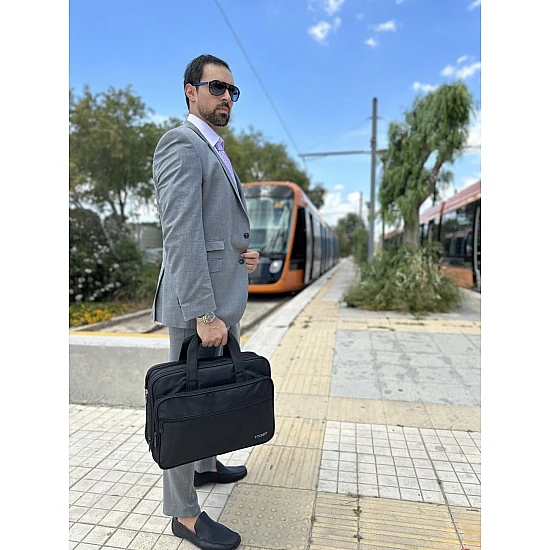 Υφασμάτινος Χαρτοφύλακας Ytonet 18'' laptop 29,5L 1085 μαύρο