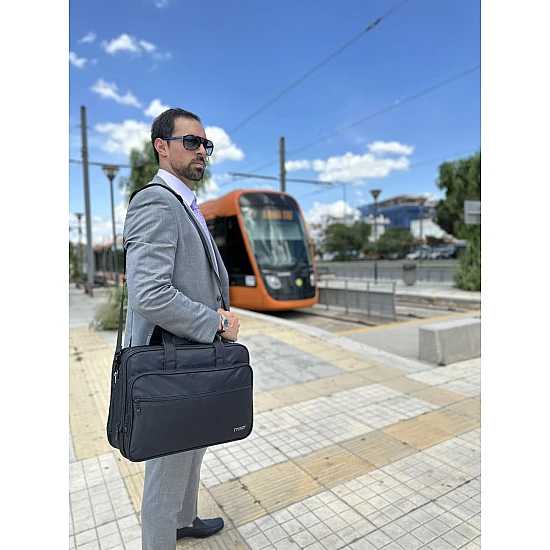 Υφασμάτινος Χαρτοφύλακας Ytonet 18'' laptop 29,5L 1085 μαύρο