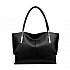 Δερμάτινη Γυναικεία Τσάντα Shopper 'Ωμου Foxer 938032F μαύρο