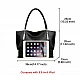 Δερμάτινη Γυναικεία Τσάντα Shopper 'Ωμου Foxer 938032F μαύρο