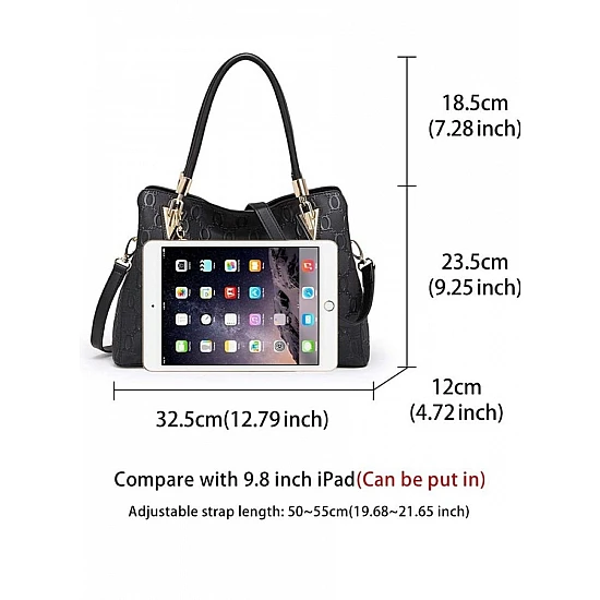 Δερμάτινη Γυναικεία Τσάντα Shopper 'Ωμου Foxer 962061F μαύρο