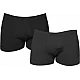 Ανδρικό βαμβακερό εσώρουχο Boxer 2Pack Walk W1760-0209 Μαύρο-Ανθρακί