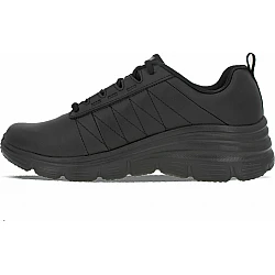 Αθλητικό παπούτσι ανατομικό Δερμάτινο SKECHERS FIT-EFFORTLESS 149473/BBK Μαύρο