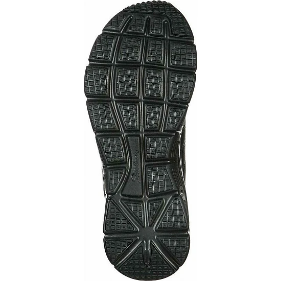 Αθλητικό παπούτσι ανατομικό Δερμάτινο SKECHERS FIT-EFFORTLESS 149473/BBK Μαύρο
