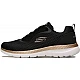Αθλητικό παπούτσι Memory Foam ανατομικό EXTRA LIGHT SKECHERS BOUNTIFUL 12606 BKRG  Μαύρο/Χρυσό