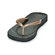 Γυναικεία Σαγιονάρα Anatomica tan fem IPANEMA 81030-BC706 BLACK-GOLD