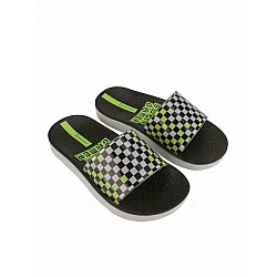 Παιδική Παντόφλα Σκακιέρα URBAN SLIDE 27-36  Ipanema 780-22429-1 26325-23208 ΜΑΥΡΟ