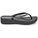 Γυναικεία Σαγιονάρα Πλατφόρμα IPANEMA MESH IX PLAT FEM 83471-AR628 780-24320-1 BLACK GARK GREY