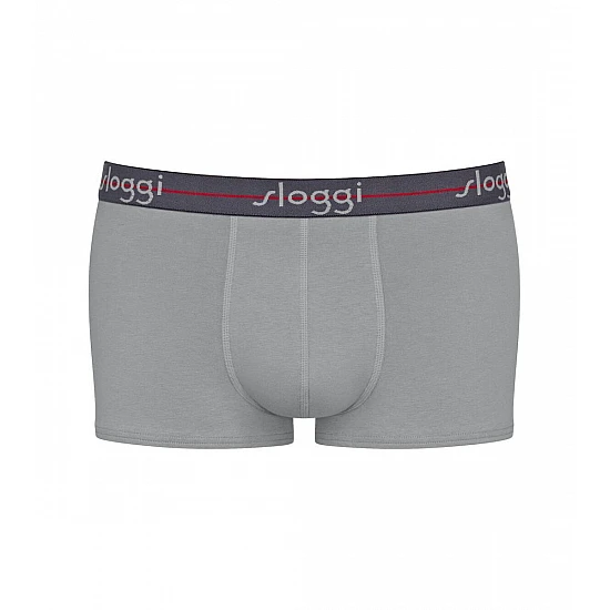 Ανδρικό Εσώρουχό Boxer Βαμβακερό 2PACK Sloggi Start Hipster 10206968-0034 BLACK COMBINATION-ΓΚΡΙ