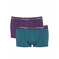 Ανδρικό Εσώρουχό Boxer Βαμβακερό 2PACK Sloggi Start Hipster 10206968-M025 ΜΩΒ-ΠΕΤΡΟΛ