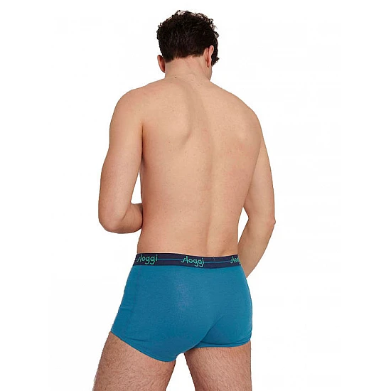 Ανδρικό εσώρουχό μπόξερ Boxer 2PACK Sloggi Start Hipster C2P 10206968 V020 ΜΠΛΕ ΣΚ-ΜΠΛΕ ΑΝΟΙΚ