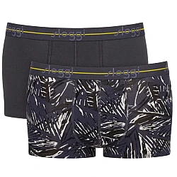 Ανδρικό Εσώρουχό Boxer Βαμβακερό 2PACK Sloggi Start Hipster 10206968-M032 ΑΝΘΡΑΚΙ-MULTI COLOUR