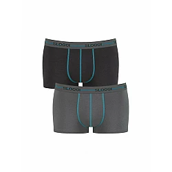 Ανδρικό Εσώρουχό Boxer Βαμβακερό 2PACK Sloggi Start Hipster 10206968-M003 ΓΚΡΙ ΣΚΟΥΡΟ-ΓΚΡΙ