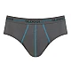Ανδρικό Εσώρουχο Σλίπ Βαμβάκι 2 PACK SLOGGI MEN MIDI START 10206949-M003 ΓΚΡΙ ΑΝΘΡΑΚΙ