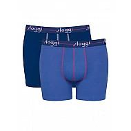 Ανδρικό εσώρουχό Βαμβάκι μπόξερ Boxer SLOGGI men Start Short C2P 10206948 V002 Μπλε/Μπλε