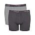 Ανδρικό εσώρουχό Βαμβάκι μπόξερ Boxer SLOGGI men Start Short C2P 10206948 -0034 BLACK COMBINATION-ΓΚΡΙ