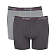 Ανδρικό εσώρουχό Βαμβάκι μπόξερ Boxer SLOGGI men Start Short C2P 10206948 -0034 BLACK COMBINATION-ΓΚΡΙ