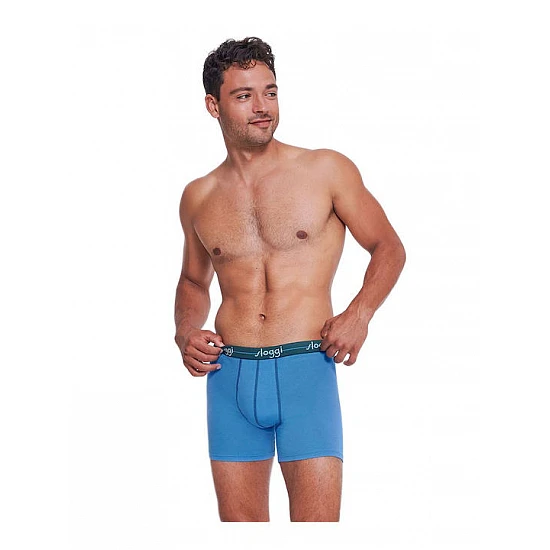 Ανδρικό εσώρουχό Βαμβάκι μπόξερ Boxer SLOGGI men Start Short C2P 10206948 V017 ΠΕΤΡΟΛ-ΓΑΛΑΖΙΟ