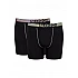 Ανδρικό εσώρουχό μπόξερ Boxer βαμβάκι 2Pack Sloggi Go ABC SHORT 10218499-0004 BLACK/BLACK