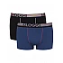 Ανδρικό εσώρουχό μπόξερ Boxer βαμβάκι 2Pack Sloggi Go ABC Hipster 10211196 M008 Μαύρο Μπλε