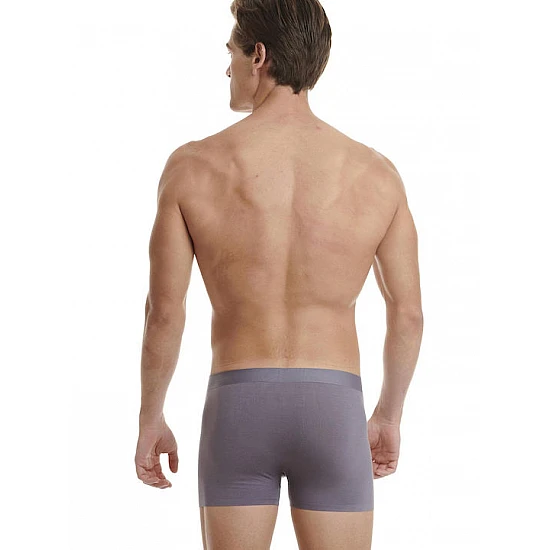 Ανδρικό εσώρουχο Boxer Bamboo Αόρατο Seamless HIPSTER Eco Friendly WALK W1771-10 ΓΚΡΙ