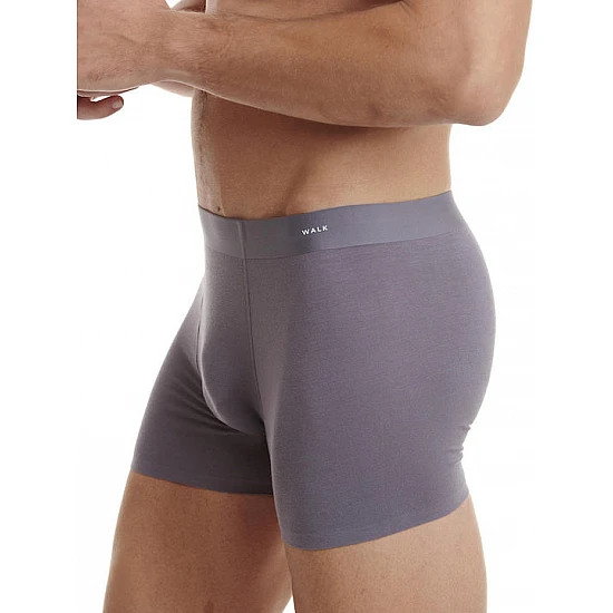 Ανδρικό εσώρουχο Boxer Bamboo Αόρατο Seamless HIPSTER Eco Friendly WALK W1771-10 ΓΚΡΙ