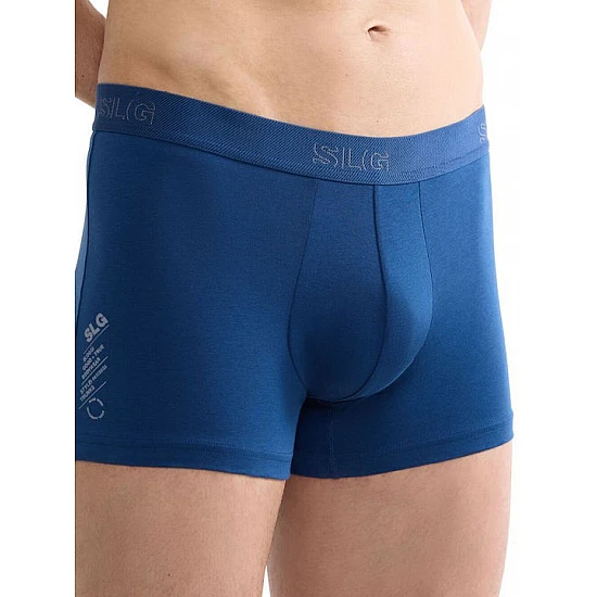 Ανδρικό Εσώρουχο Σλίπ Βαμβάκι 2 PACK SLOGGI SLG Base Trunk C2P 10224735-M014 ΜΠΛΕ-ΑΝΘΡΑΚΙ