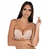 Σουτιέν strapless Αφαιρούμενη ενίσχυση Luna Secret Sense 11063 C CUP με ενίσχυση-Μπεζ