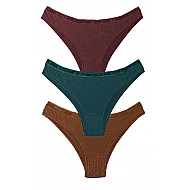 Γυναικείο slip Tai 3 PACK Βαμβακερό APPLE 0220238E Burgundy/Moonlight/Purple