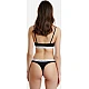 Γυναικείο εσώρουχο 2Pack Βαμβακερό Thong με Λάστιχο W2051-0202 Μαύρο