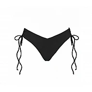 Γυναικείο μαγιό bikini bottom brazilian με Σούρα κόψιμο V BLUEPOINT 23065093-02 ΜΑΥΡΟ