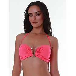 Γυναικείο μαγιό Strapless SOLIDS BLUEPOINT 24066096-20 CUP B ΚΟΡΑΛΙ