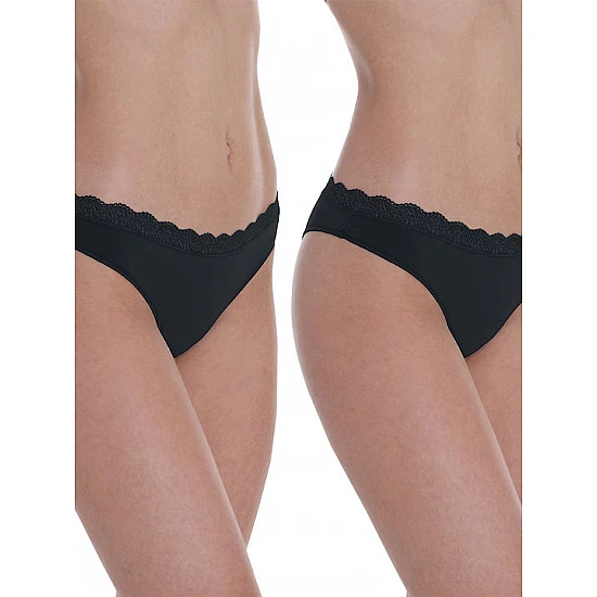 Γυναικείο εσώρουχο Slip Tai Bamboo Eco Friendly Δύο Τεμάχια APPLE 0222300 BLACK BLACK