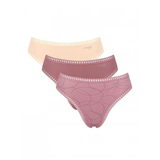 Γυναικείo εσώρουχo 3PACK TAI Sloggi GO Crush H High leg C3P 10219672-V002 Σάπιο Μήλο