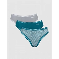 Γυναικείo εσώρουχo 3PACK TAI Sloggi GO Crush H High leg C3P 10219672-V022 ΠΕΤΡΟΛ ΓΚΡΙ ΕΜΠΡΙΜΕ