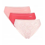 Γυναικείo εσώρουχo 3PACK TAI Sloggi GO Crush H High leg C3P 10219672-M005 ΛΕΥΚΟ-ΡΟΖ-ΚΟΡΑΛΙ
