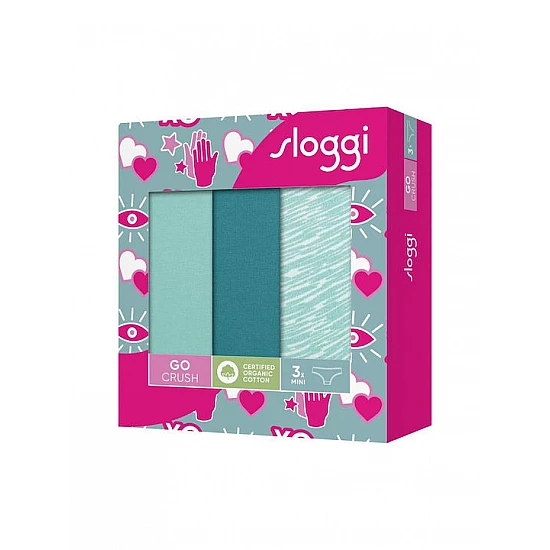 Γυναικείo εσώρουχo 3PACK sloggi GO Crush H Mini C3P 10219682 -V007 ΒΕΡΑΜΑΝ