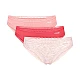 Γυναικείo εσώρουχo 3PACK sloggi GO Crush H Mini C3P 10219682-M005 ΛΕΥΚΟ ΡΟΖ ΚΟΡΑΛΙ