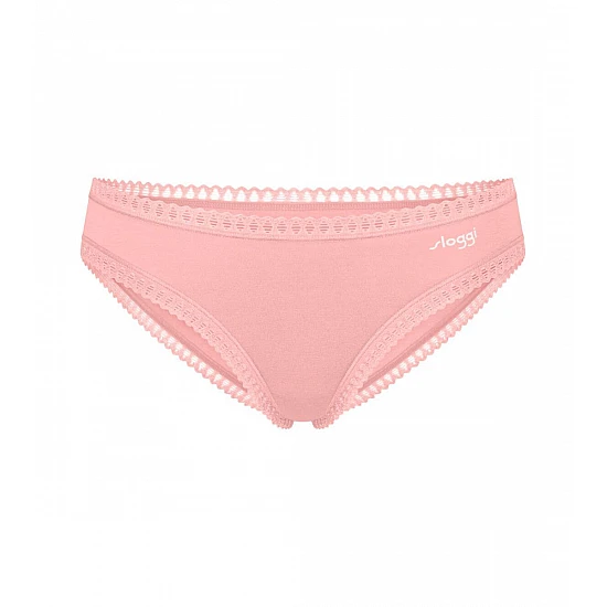 Γυναικείo εσώρουχo 3PACK sloggi GO Crush H Mini C3P 10219682-M005 ΛΕΥΚΟ ΡΟΖ ΚΟΡΑΛΙ
