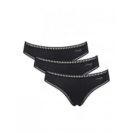 Γυναικείo εσώρουχo 3PACK sloggi GO Crush H Mini C3P 10219682-0004 ΜΑΥΡΟ 